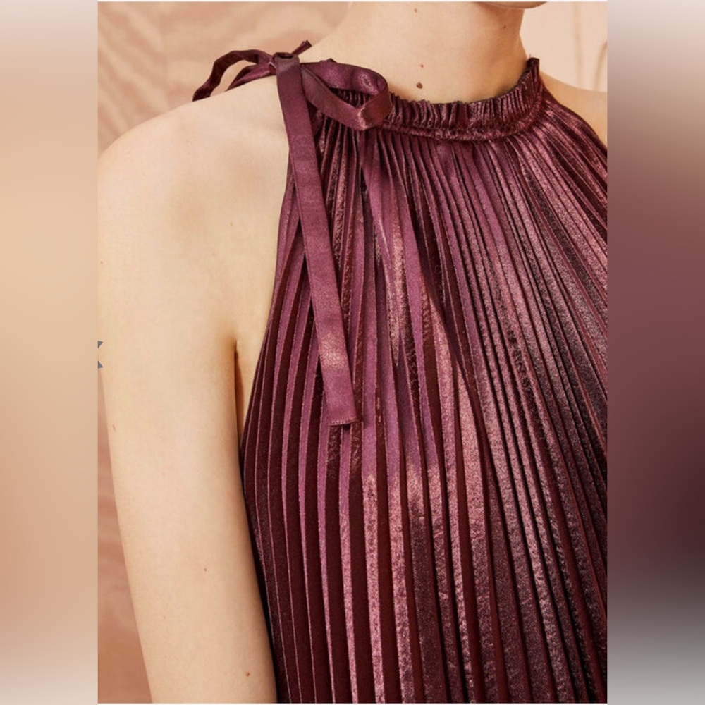 $690 Ulla Johnson - Amiko Dress In Mahogany Size 6 View 4
